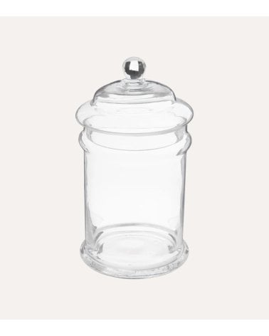 Bombonera Alta de Cristal para Dulces