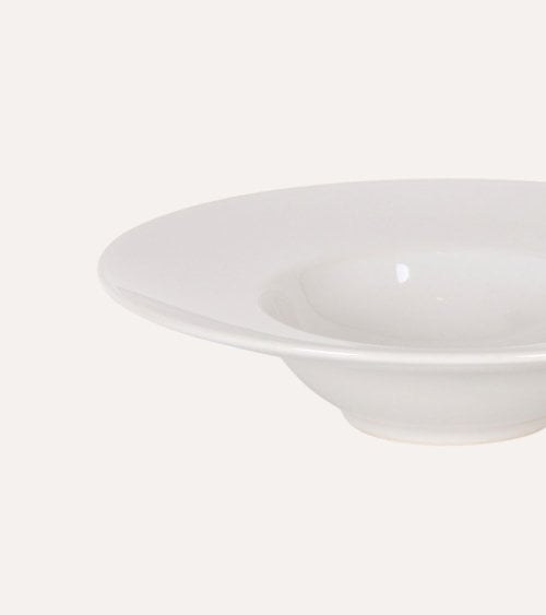 Plato para Pasta de Porcelana Ivory