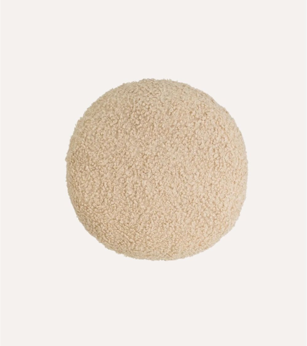 Cojín Redondo Boucle de Poliéster