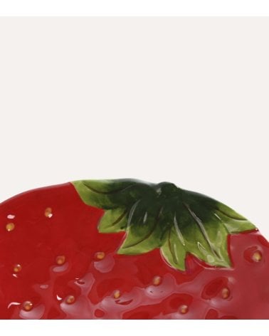 Plato LLano de Fresa de Gres