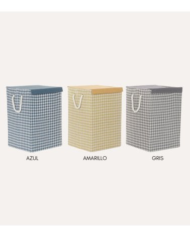 Cesta de Ropa Cuadrada de Poliéster