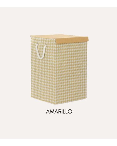 Cesta de Ropa Cuadrada de Poliéster