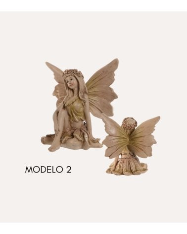 Figura Decorativa Hada de Resina