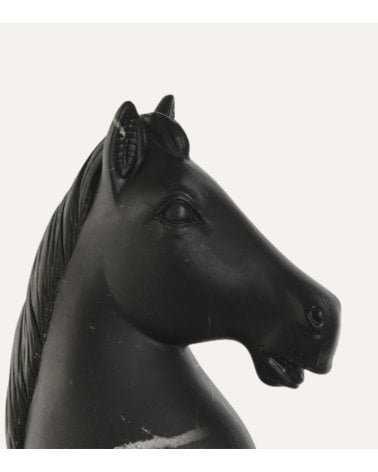 Figura Decorativa Caballo de Ajedrez de Resina