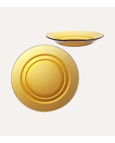 Plato Hondo Ambar Lys de Duralex