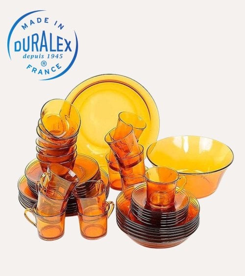 Vajilla de 44 Piezas Ambar Lys de Duralex