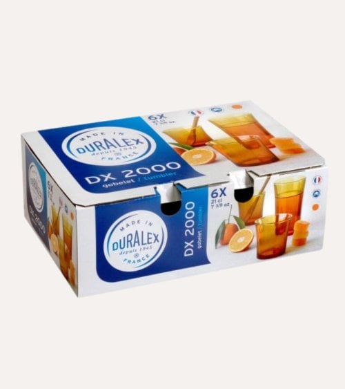 Set de 6 Vasos Ambar Lys de Duralex