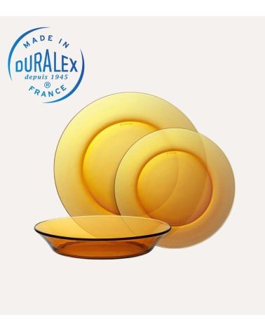 Vajilla de 12 Piezas Ambar Lys de Duralex