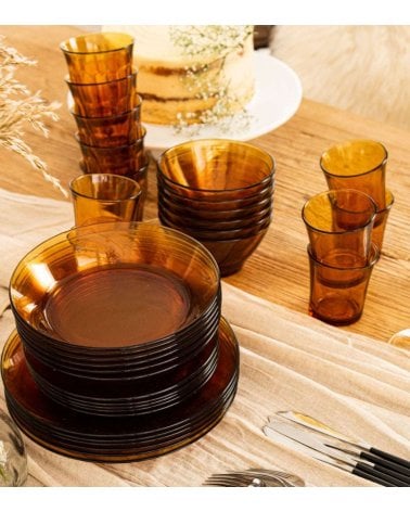 Set de 6 Vasos Ambar Lys de Duralex