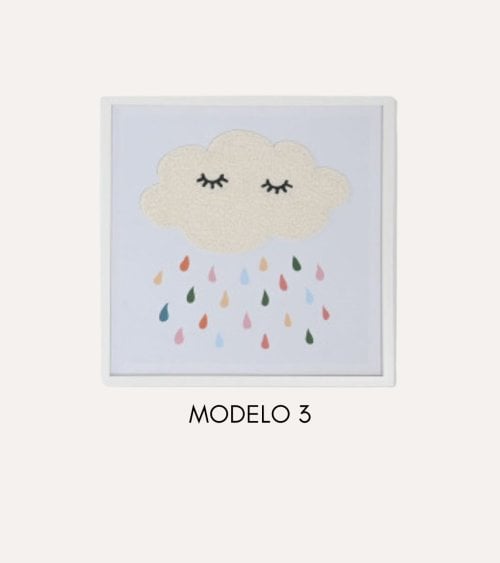 Cuadro Infantil Clima con Textura