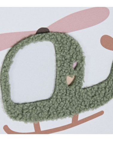 Cuadro Infantil Vehículo con Textura