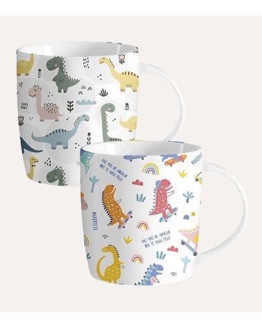 Taza Mug de Dinos Infantil