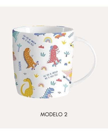 Taza Mug de Dinos Infantil