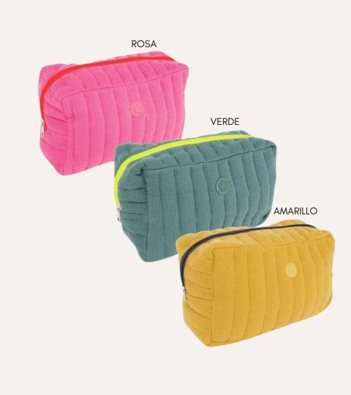 Neceser de Algodón Colorido para Viaje