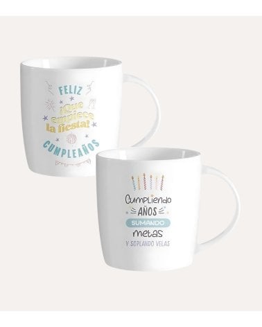 Taza Mug con Mensaje de Cumpleaños