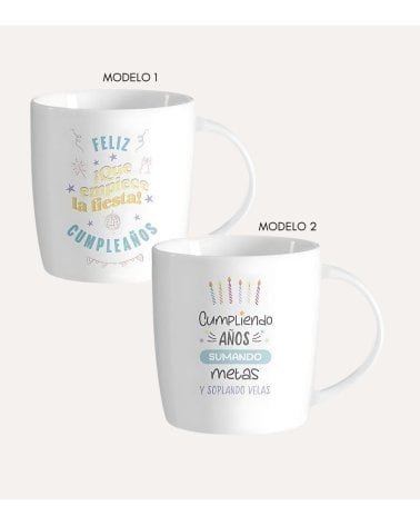 Taza Mug con Mensaje de Cumpleaños