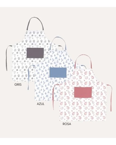 Delantal de Cocina con Bolsillo Frontal