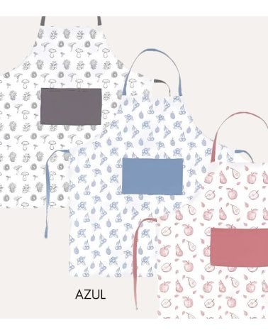 Delantal de Cocina con Bolsillo Frontal