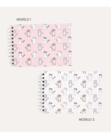 Álbum de Fotos Tipo Scrapbook de Hojas Negras