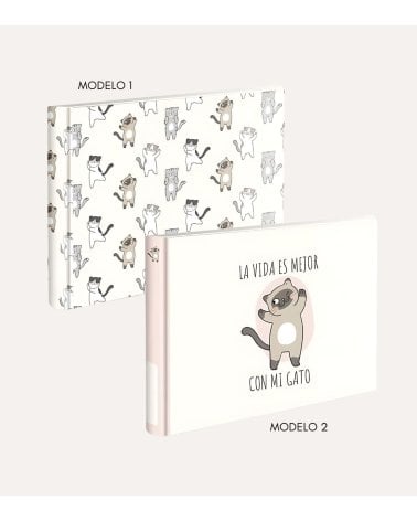 Álbum de Fotos con Diseño de Gatitos