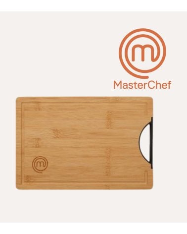 Tabla de Cortar de Bambú con Asa de MasterChef