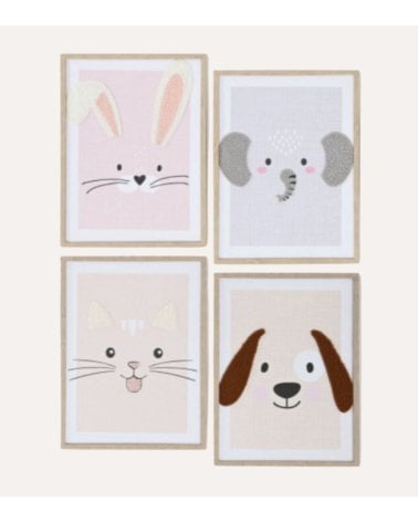 Cuadro 3D de Animal para Habitación Infantil