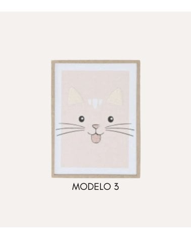 Cuadro 3D de Animal para Habitación Infantil