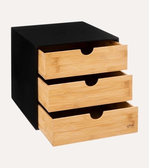 Cajonera Organizadora para Escritorio Bava de Bambú