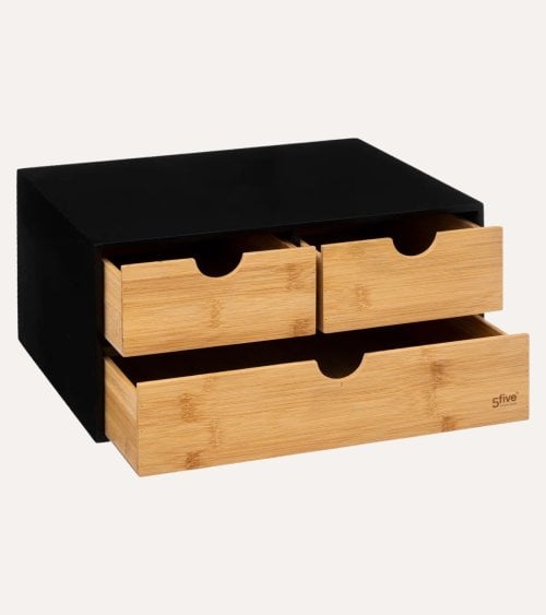 Cajonera Organizadora para Escritorio Bava de Bambú