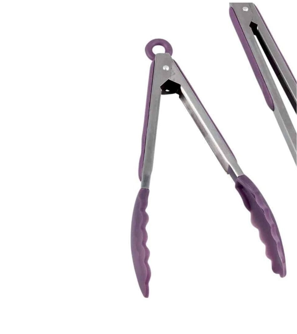 Pinza de Cocina de Acero Inoxidable y Silicona