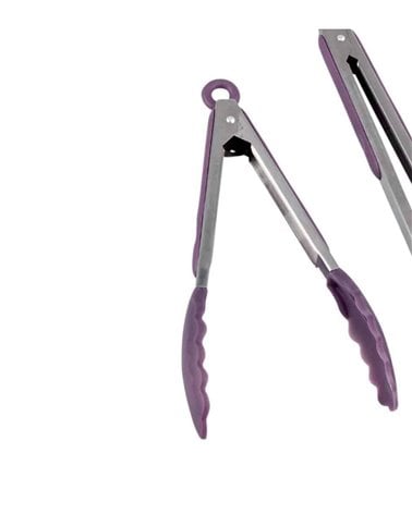 Pinza de Cocina de Acero Inoxidable y Silicona