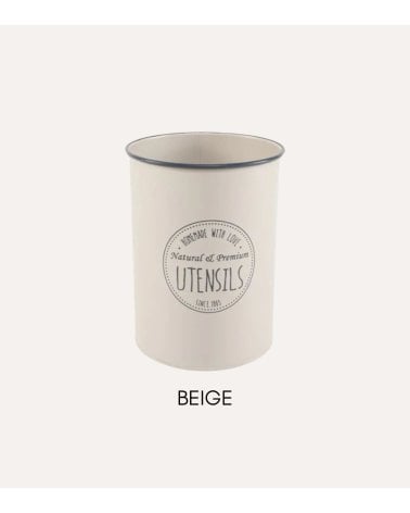 Bote de Metal para Utensilios de Cocina