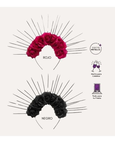 Diadema de Catrina para Halloween