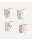 Taza de Cerámica con Diseño de Gatos