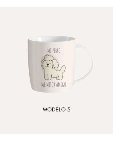 Taza de Cerámica con Diseño de Perros
