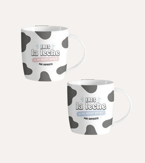 Taza de Cerámica de Vaca con Mensaje