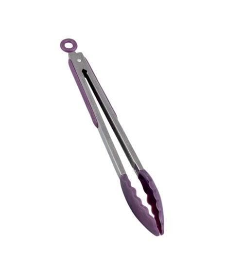 Pinza de Cocina de Acero Inoxidable y Silicona