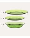 Vajilla de 12 Piezas Verde Lys de Duralex