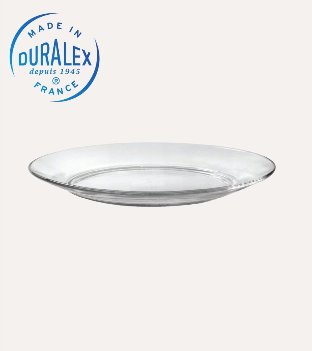 Plato Llano Transparente Lys de Duralex