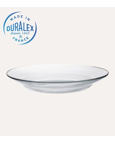 Plato Hondo Transparente Lys de Duralex