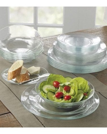 Plato Hondo Transparente Lys de Duralex
