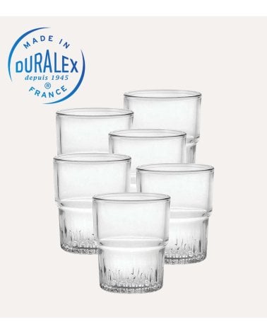 Set de 6 Vasos Apilables de Duralex