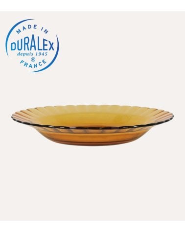 Plato Hondo Ambar Picardie de Duralex