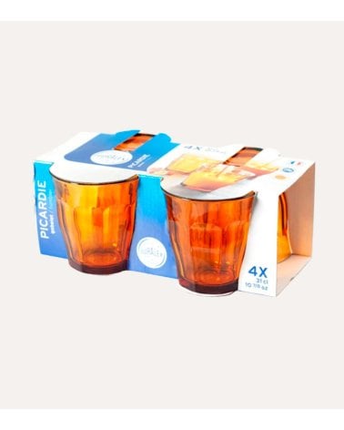 Set de 4 Vasos Ambar Picardie de Duralex