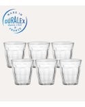 Set de 6 Vasos Transparentes Picardie de Duralex