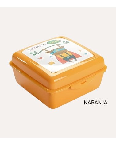 Fiambrera Cuadrada Infantil Fantasy Animals