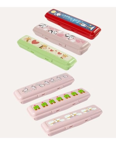 Estuche Infantil Sapporo de Plástico Rectangular