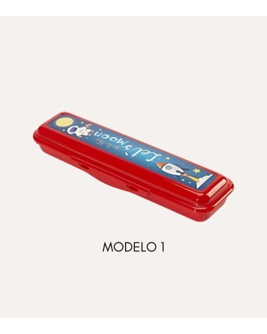 Estuche Infantil Sapporo de Plástico Rectangular