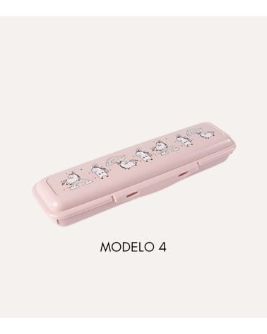 Estuche Infantil Sapporo de Plástico Rectangular