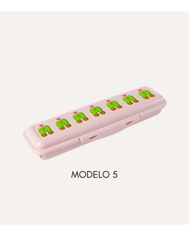 Estuche Infantil Sapporo de Plástico Rectangular